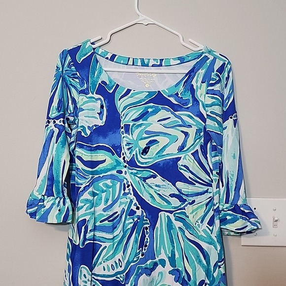 Lilly Pulitzer Sophie Ruffle Dress S - Picture 2 of 8